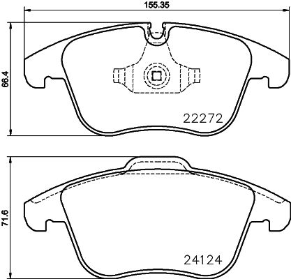 BREMBO P 36 030 Brake Pad Set, disc brake