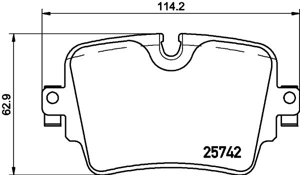 BREMBO P 36 033 Brake Pad Set, disc brake