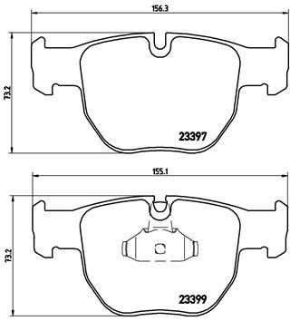 BREMBO P 44 012 Brake Pad Set, disc brake