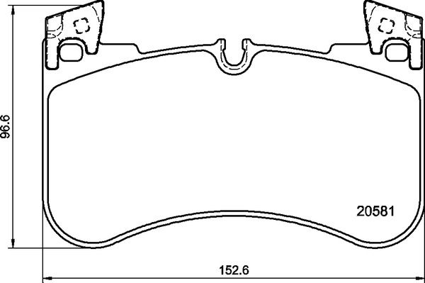 BREMBO P 44 029 Brake Pad Set, disc brake