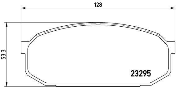 BREMBO P 49 022 Brake Pad Set, disc brake