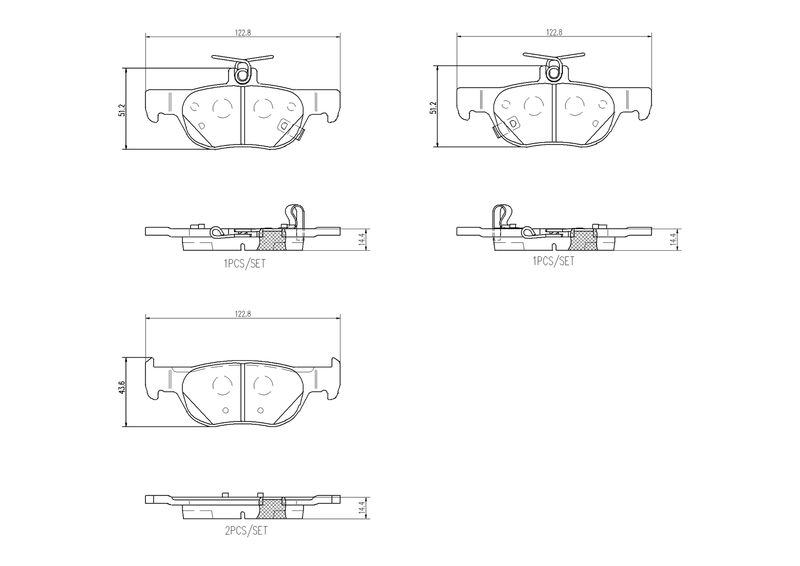 BREMBO P 49 064 Brake Pad Set, disc brake