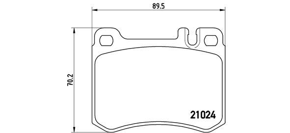 BREMBO P 50 014 Brake Pad Set, disc brake