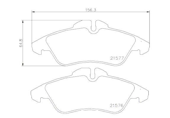 BREMBO P 50 029 Brake Pad Set, disc brake