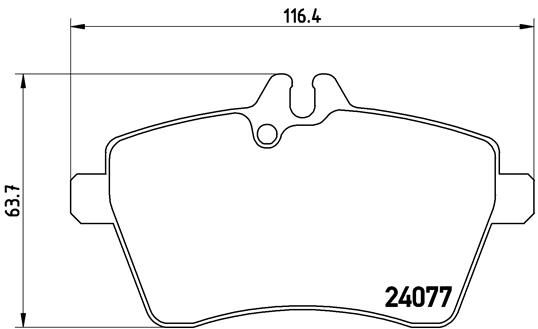 BREMBO P 50 056 Brake Pad Set, disc brake