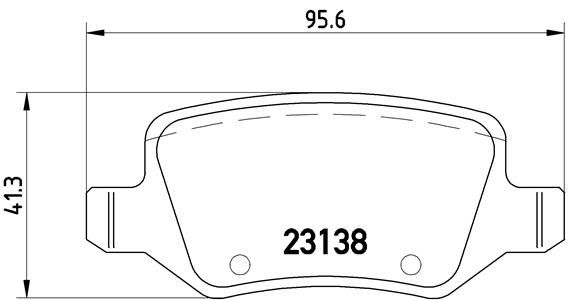 BREMBO P 50 058 Brake Pad Set, disc brake