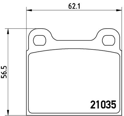 BREMBO P 50 066 Brake Pad Set, disc brake