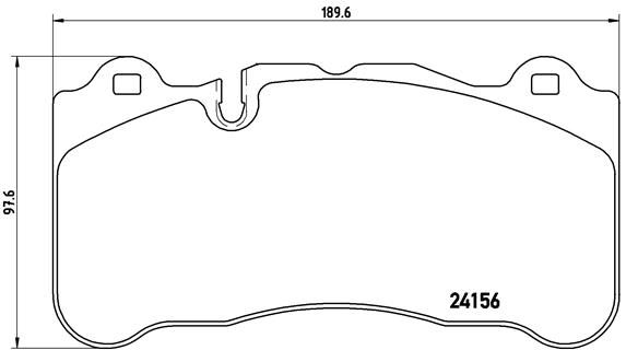 BREMBO P 50 078 Brake Pad Set, disc brake