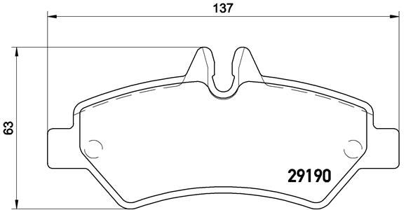 BREMBO P 50 084 Brake Pad Set, disc brake