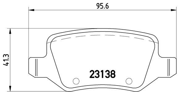 BREMBO P 50 090 Brake Pad Set, disc brake