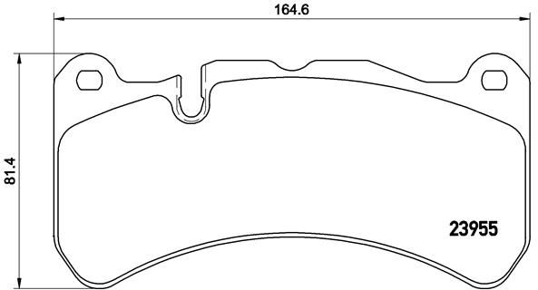 BREMBO P 50 092 Brake Pad Set, disc brake