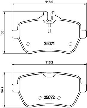 BREMBO P 50 103 Brake Pad Set, disc brake