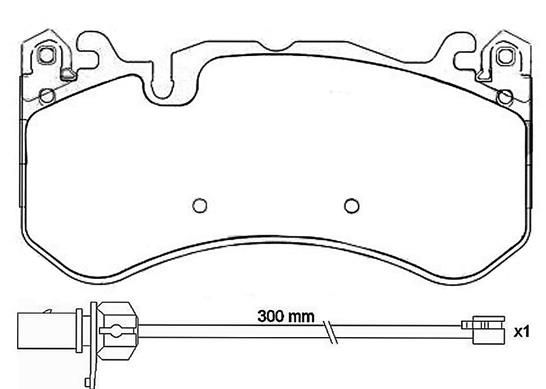 BREMBO P 50 127 Brake Pad Set, disc brake