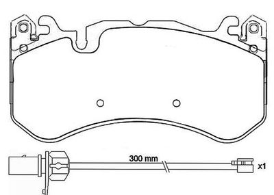 Brake Pad Set, disc brake BREMBO P 50 127
