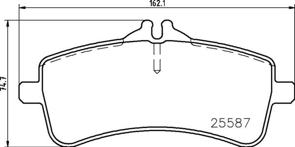 BREMBO P 50 131 Brake Pad Set, disc brake