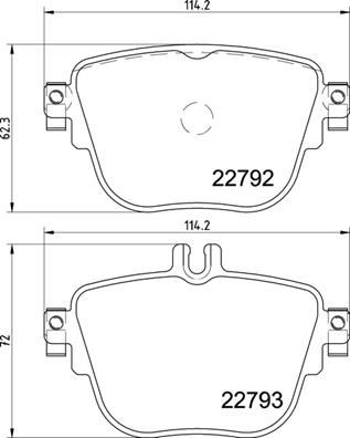 BREMBO P 50 141 Brake Pad Set, disc brake