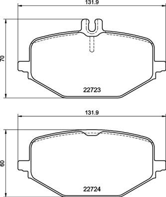BREMBO P 50 161 Brake Pad Set, disc brake