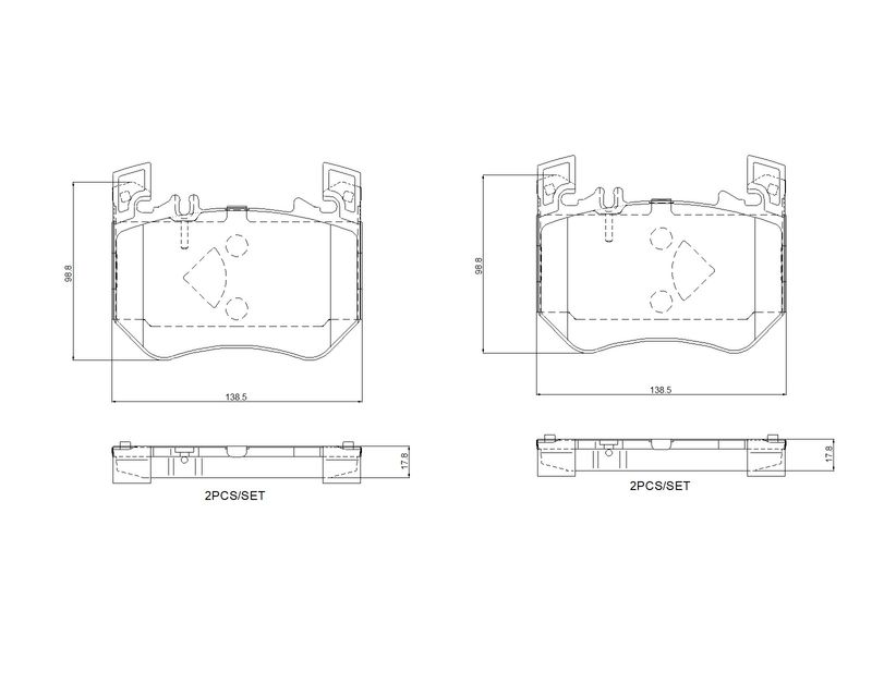 BREMBO P 50 171 Brake Pad Set, disc brake