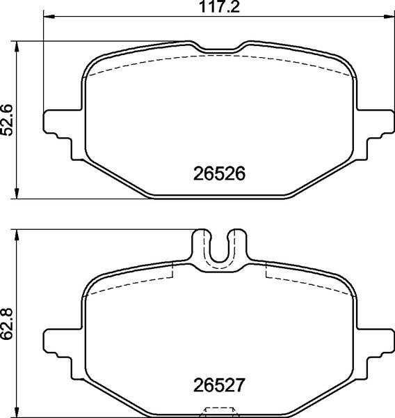 BREMBO P 50 172 Brake Pad Set, disc brake