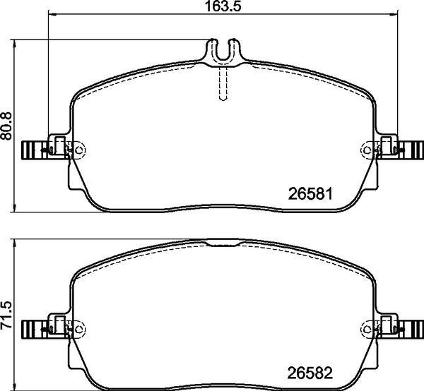 BREMBO P 50 174 Brake Pad Set, disc brake