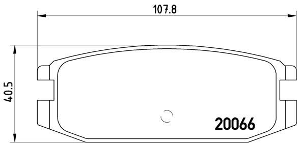 BREMBO P 54 011 Brake Pad Set, disc brake