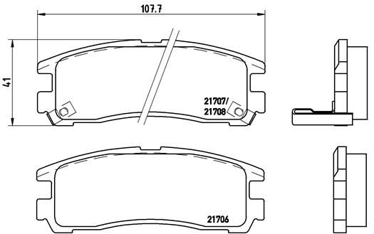 BREMBO P 54 012 Brake Pad Set, disc brake