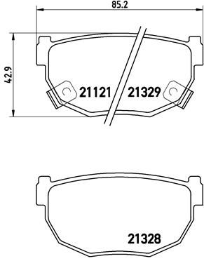 BREMBO P 56 010 Brake Pad Set, disc brake