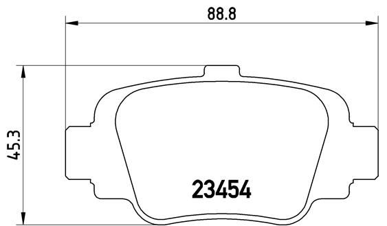 BREMBO P 56 032 Brake Pad Set, disc brake