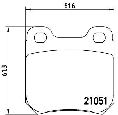 BREMBO P 59 010 Brake Pad Set, disc brake