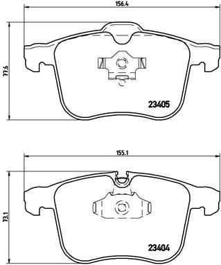 BREMBO P 59 049 Brake Pad Set, disc brake