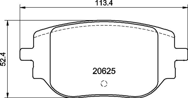 BREMBO P 59 102 Brake Pad Set, disc brake