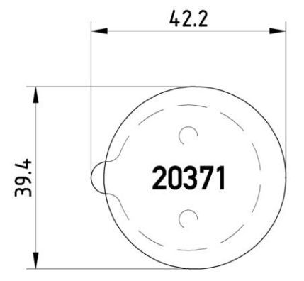 BREMBO P 61 014 Brake Pad Set, disc parking brake