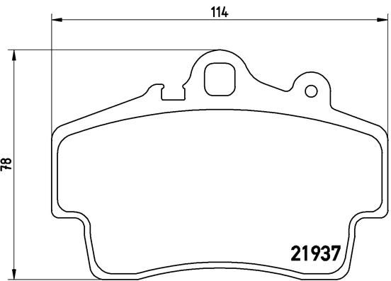 BREMBO P 65 007 Brake Pad Set, disc brake