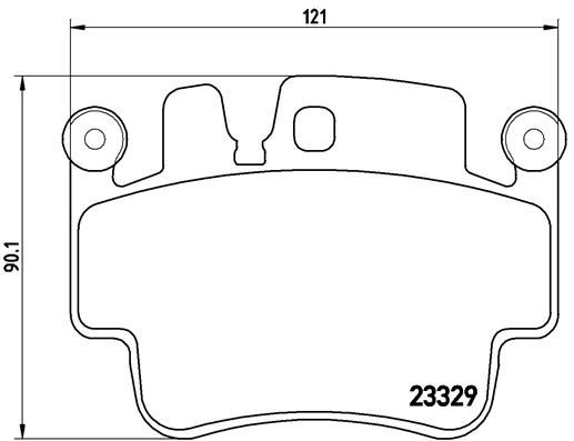 BREMBO P 65 009 Brake Pad Set, disc brake