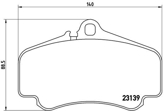 BREMBO P 65 011 Brake Pad Set, disc brake