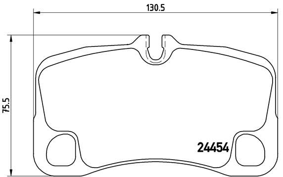 BREMBO P 65 013 Brake Pad Set, disc brake