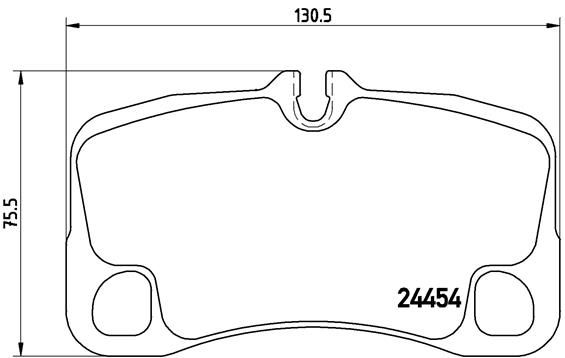 BREMBO P 65 022 Brake Pad Set, disc brake