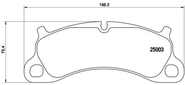 BREMBO P 65 025 Brake Pad Set, disc brake