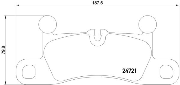 BREMBO P 65 027 Brake Pad Set, disc brake