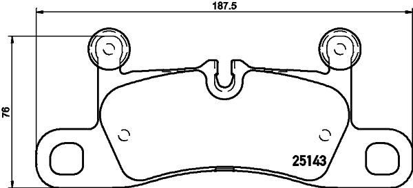 BREMBO P 65 042 Brake Pad Set, disc brake