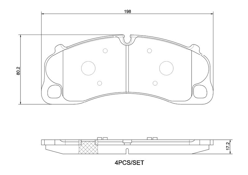 BREMBO P 65 045 Brake Pad Set, disc brake