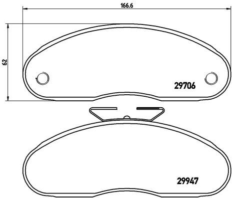 BREMBO P 68 013 Brake Pad Set, disc brake