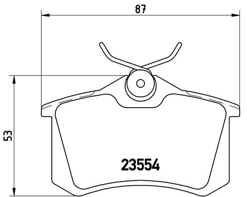 BREMBO P 68 024 Brake Pad Set, disc brake