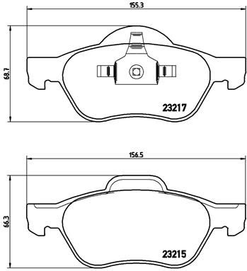 BREMBO P 68 048 Brake Pad Set, disc brake