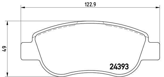 BREMBO P 68 049 Brake Pad Set, disc brake