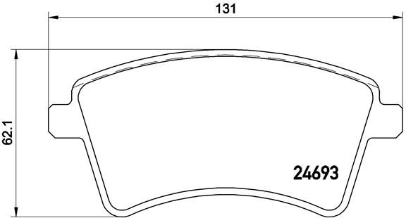 BREMBO P 68 053 Brake Pad Set, disc brake
