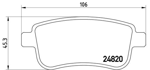 BREMBO P 68 054 Brake Pad Set, disc brake