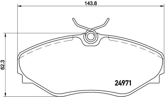 BREMBO P 68 055 Brake Pad Set, disc brake