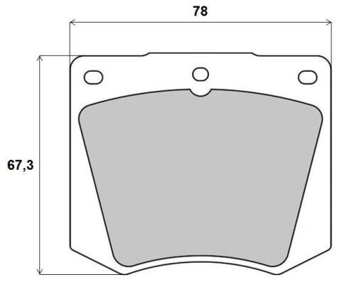 BREMBO P 69 001 Brake Pad Set, disc brake