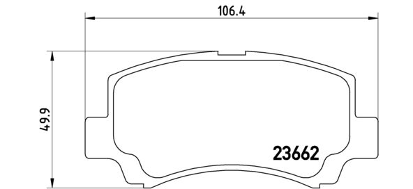 BREMBO P 79 011 Brake Pad Set, disc brake